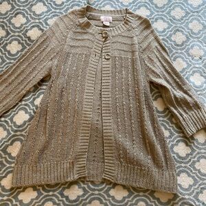 Oh Baby by Motherhood Cardigan Sweater Size Maternity M